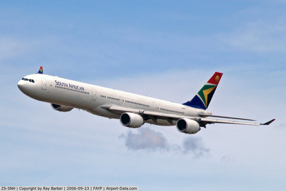 ZS-SNH, 2005 Airbus A340-642 C/N 626, Airbus A340-642 [626] (South African Airways) Ysterplaat~ZS 23/09/2006