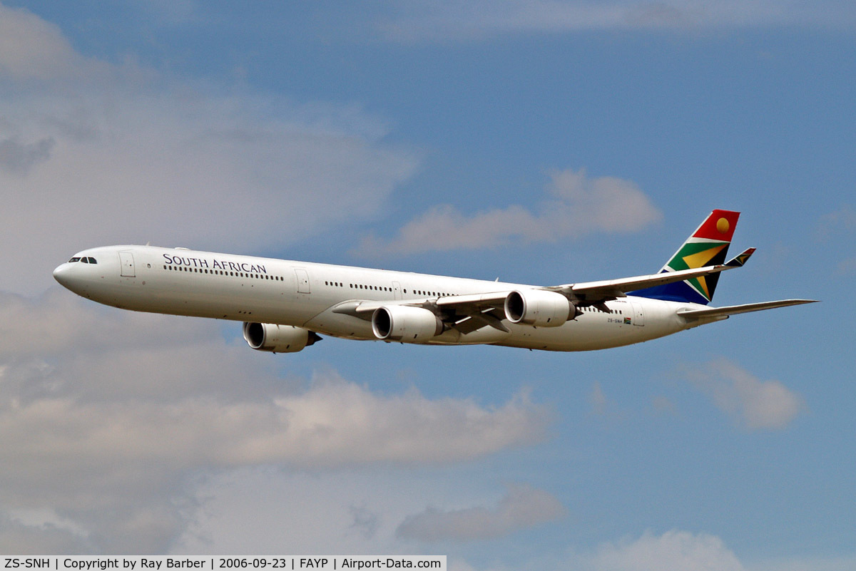 ZS-SNH, 2005 Airbus A340-642 C/N 626, Airbus A340-642 [626] (South African Airways) Ysterplaat~ZS 23/09/2006