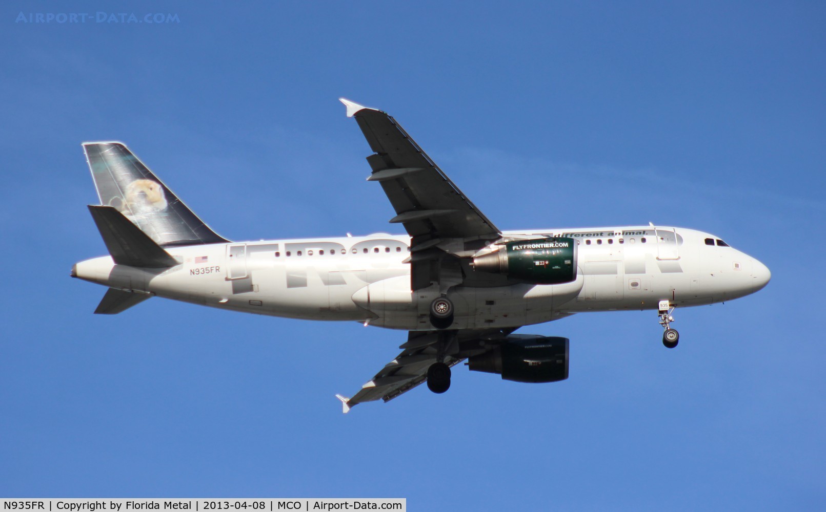 N935FR, 2004 Airbus A319-111 C/N 2318, Frontier Hector Sea Otter A319