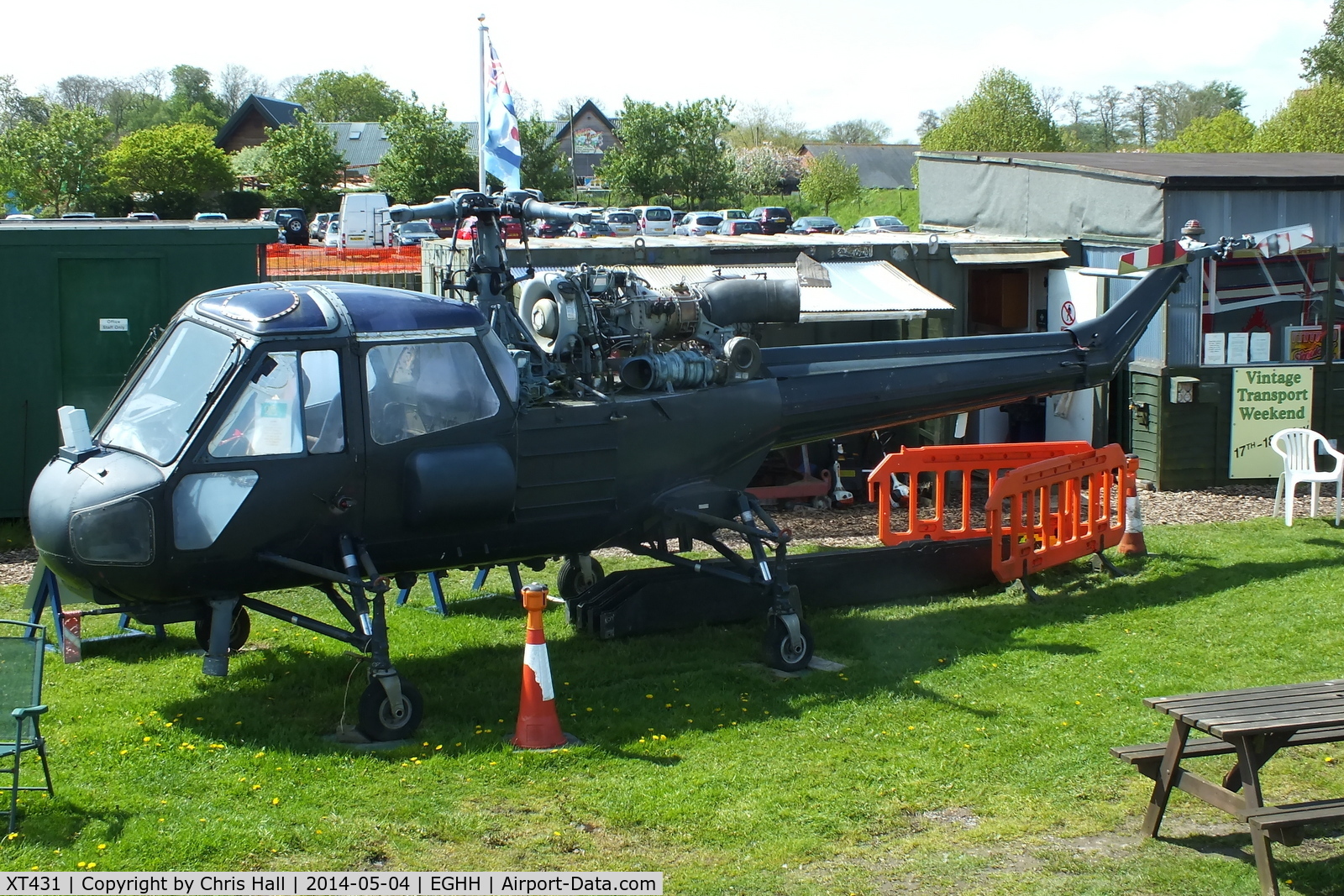 XT431, 1965 Westland Wasp HAS.1 C/N F9601, at the Bournemouth Aviaton Museum
