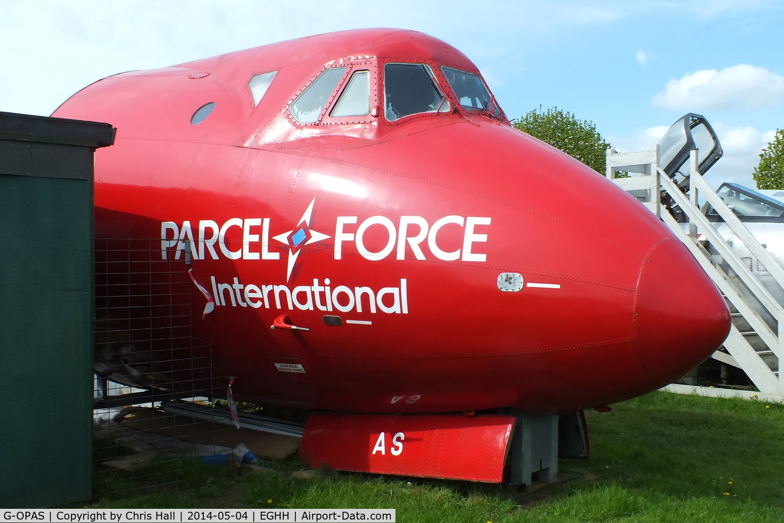 G-OPAS, 1958 Vickers Viscount 806 C/N 263, at the Bournemouth Aviaton Museum