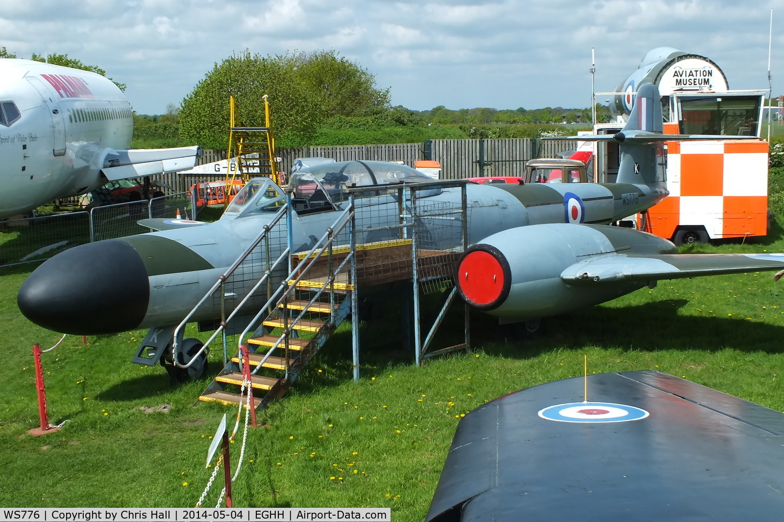 WS776, 1954 Gloster Meteor NF.14 C/N Not found WS776, at the Bournemouth Aviaton Museum