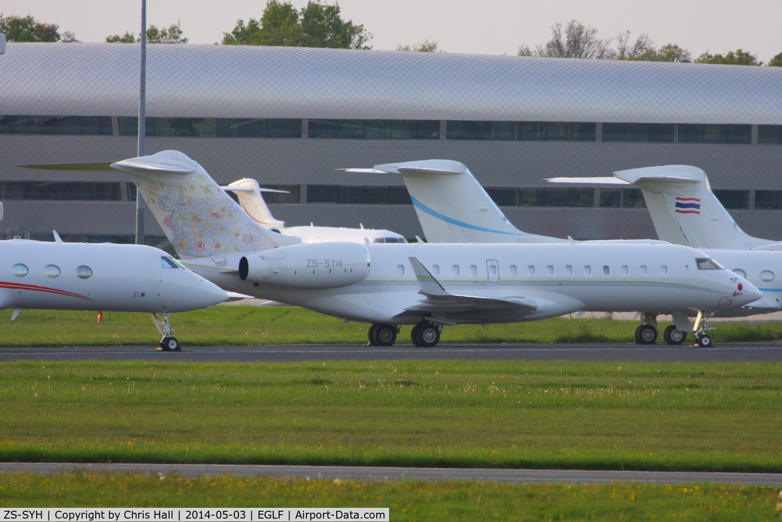 ZS-SYH, 2012 Bombardier BD-700-1A11 Global 6000 C/N 9470, Anglo Operations Ltd