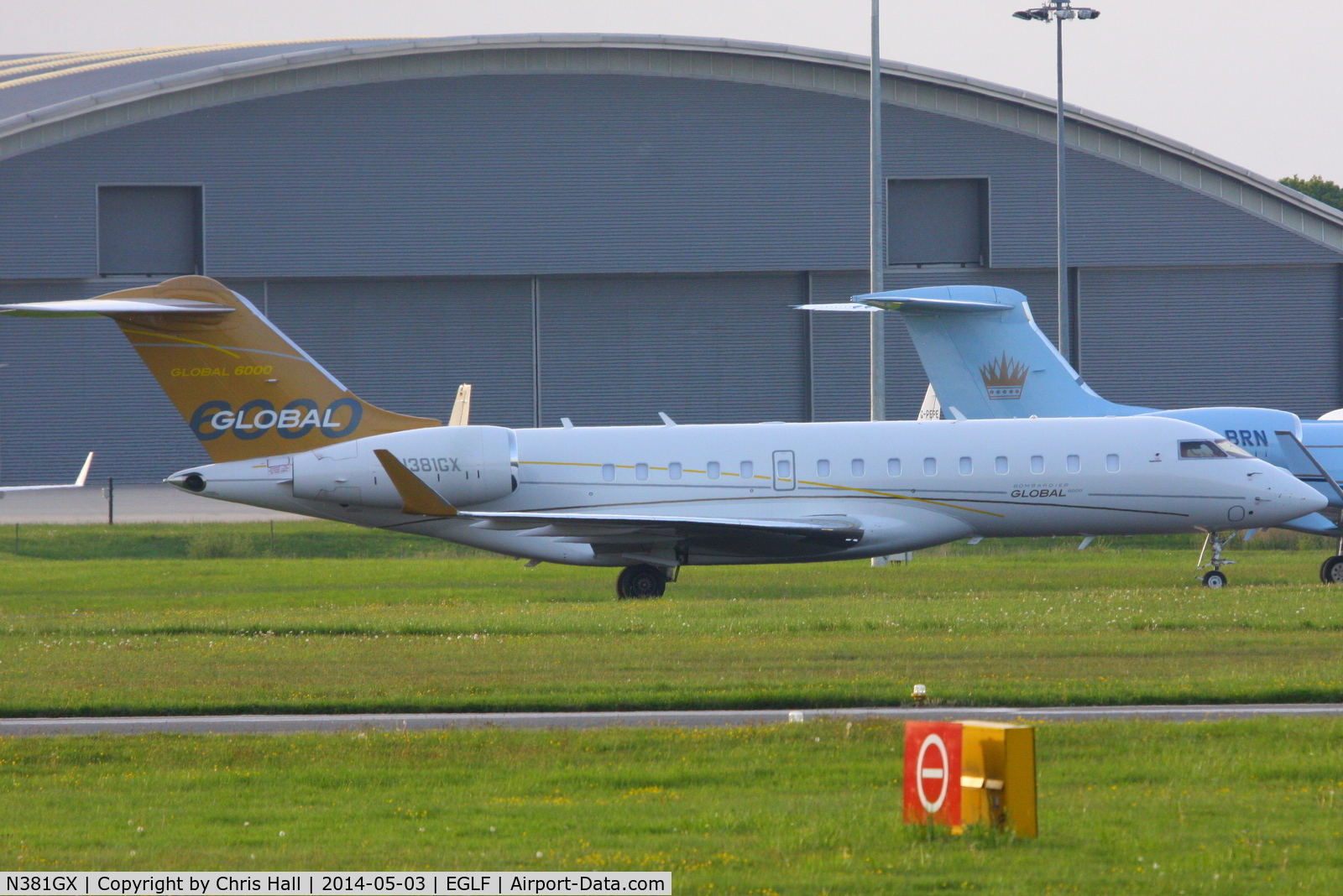 N381GX, 2012 Bombardier Global 6000 (BD-700-1A10) C/N 9381, WCA Holdings