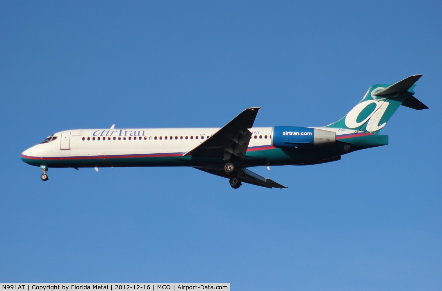 N991AT, 2002 Boeing 717-200 C/N 55135, Air Tran 717