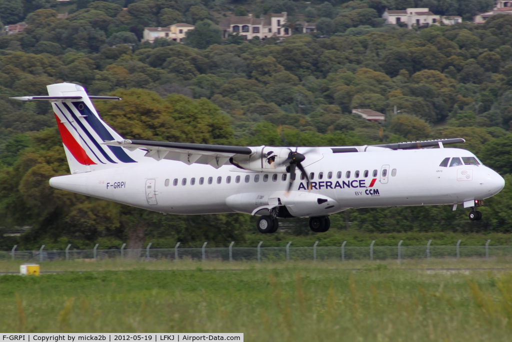 F-GRPI, 2005 ATR 72-212A C/N 722, Landing