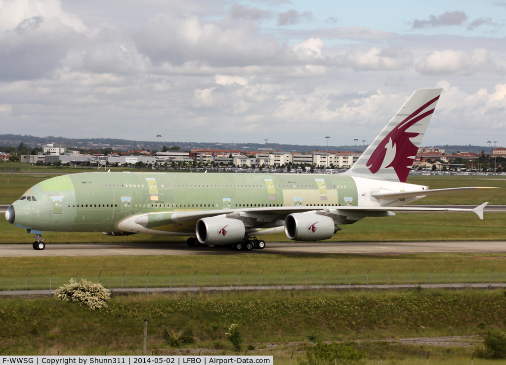 F-WWSG, 2014 Airbus A380-861 C/N 160, C/n 0160 - 4th for QTR and to be A7-APD