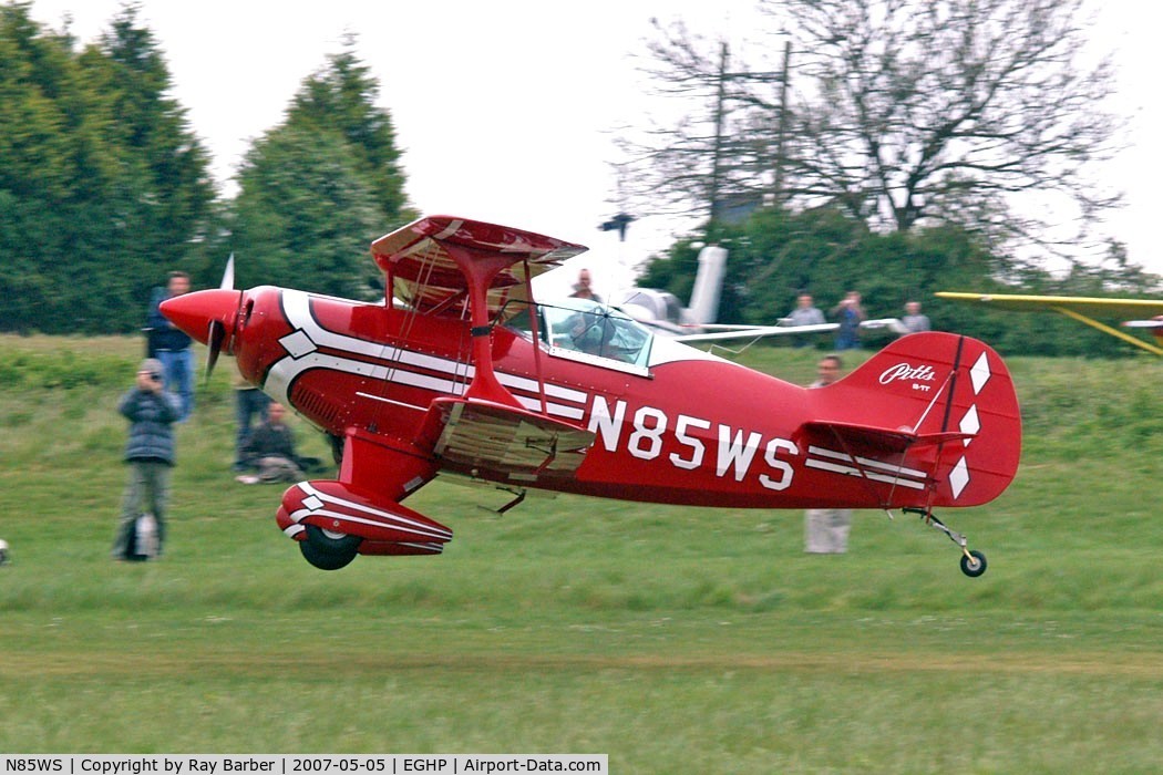 N85WS, 1985 Christen Pitts S-1T C/N 1028, Pitts S-1T Special [1028] (Southern Aircraft Consultancy) Popham~G 05/05/2007