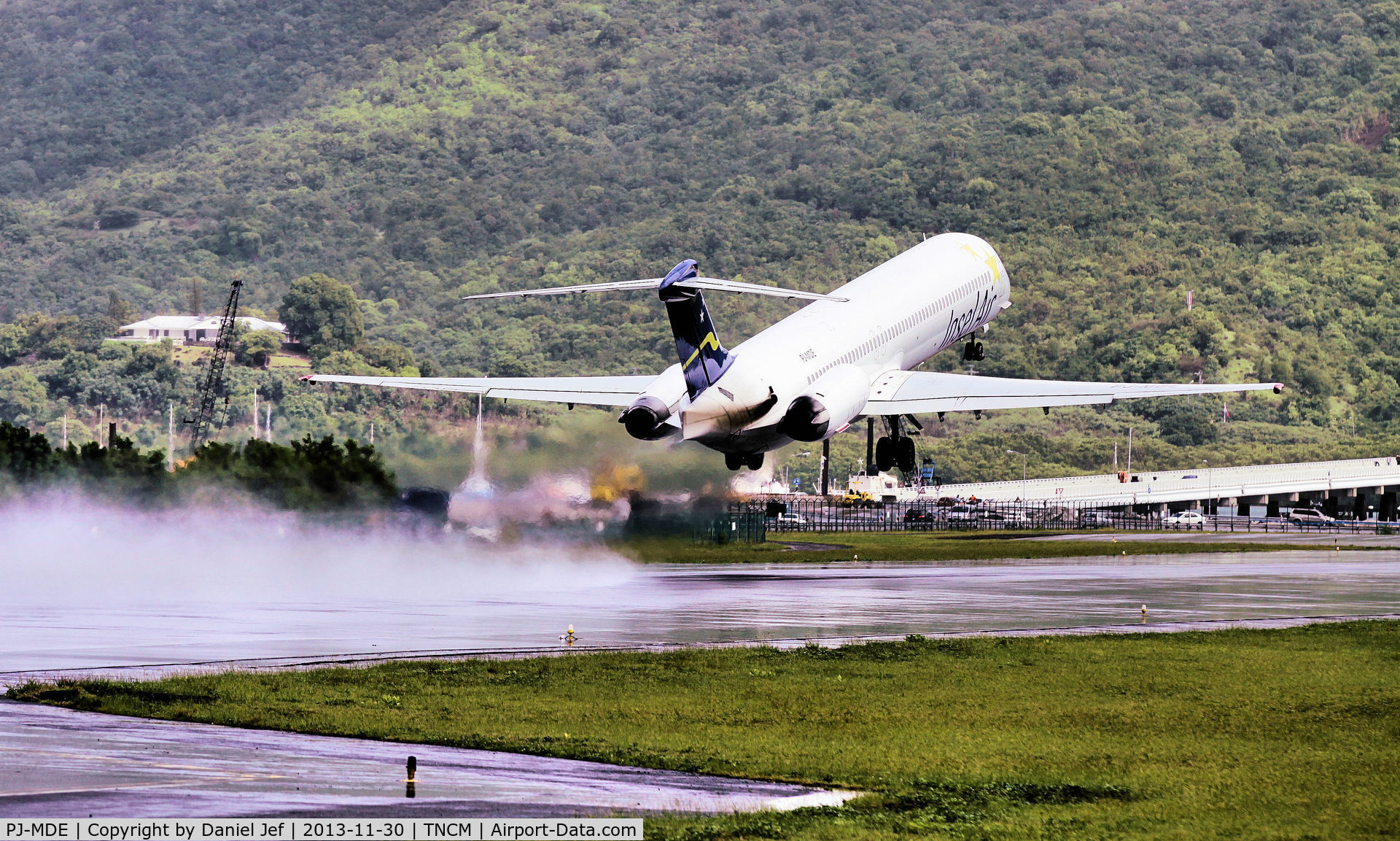 PJ-MDE, 1990 McDonnell Douglas MD-82 (DC-9-82) C/N 49971, PJ-MDE