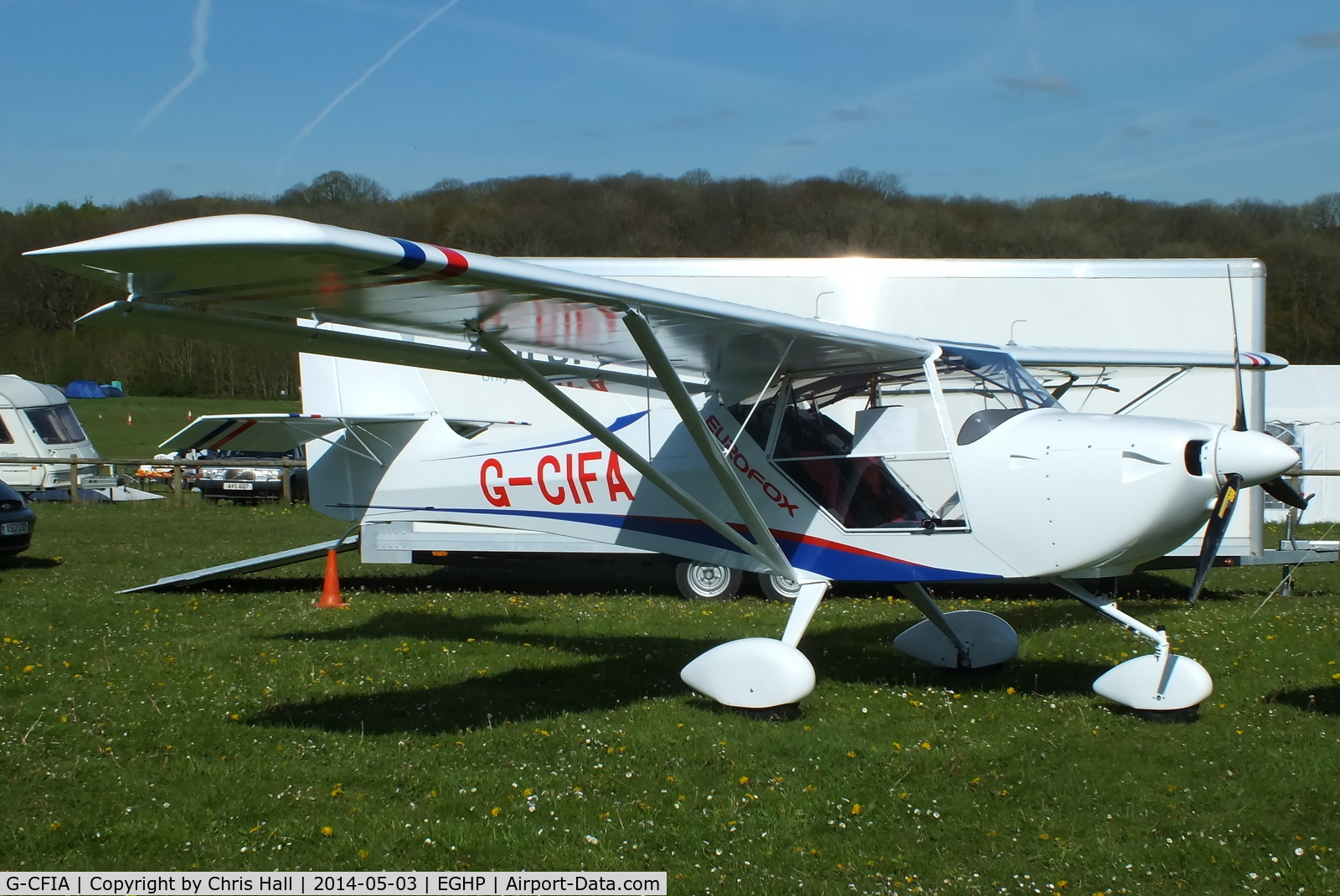 G-CFIA, 2008 Skyranger Swift 912S(1) C/N BMAA/HB/561, at the 2014 Microlight Trade Fair, Popham