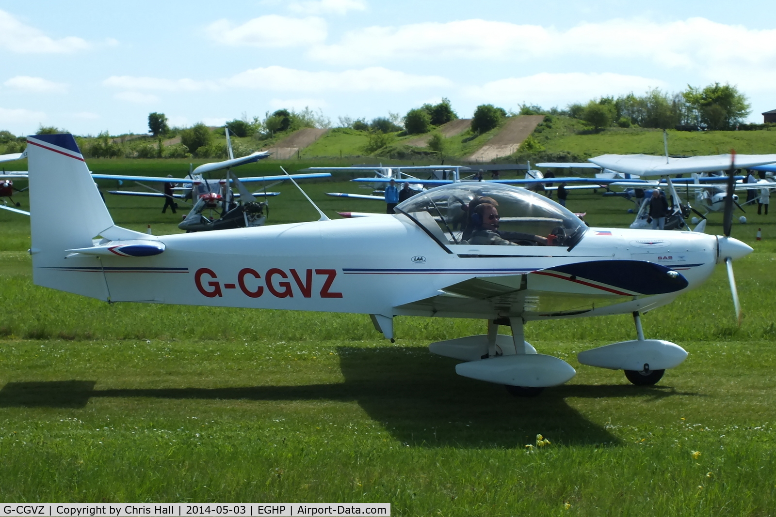 G-CGVZ, 2011 Zenair CH-601 XL C/N LAA 162B-14990, at the 2014 Microlight Trade Fair, Popham