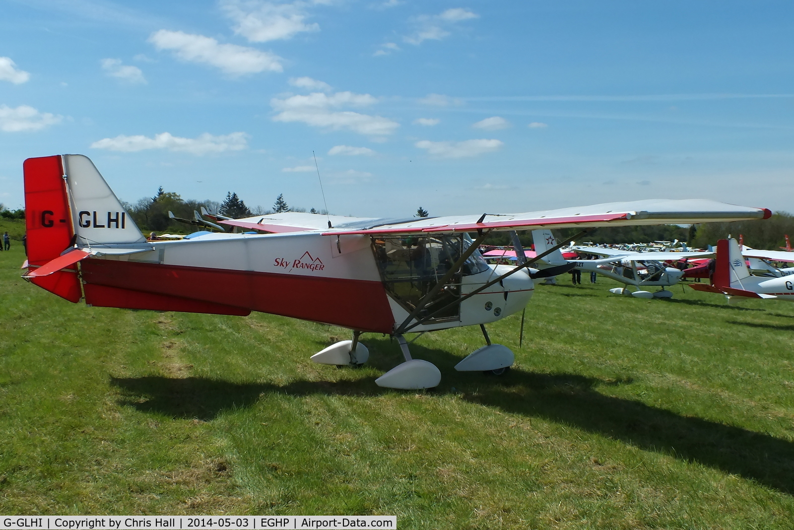 G-GLHI, 2004 Skyranger 912S(1) C/N BMAA/HB/392, at the 2014 Microlight Trade Fair, Popham