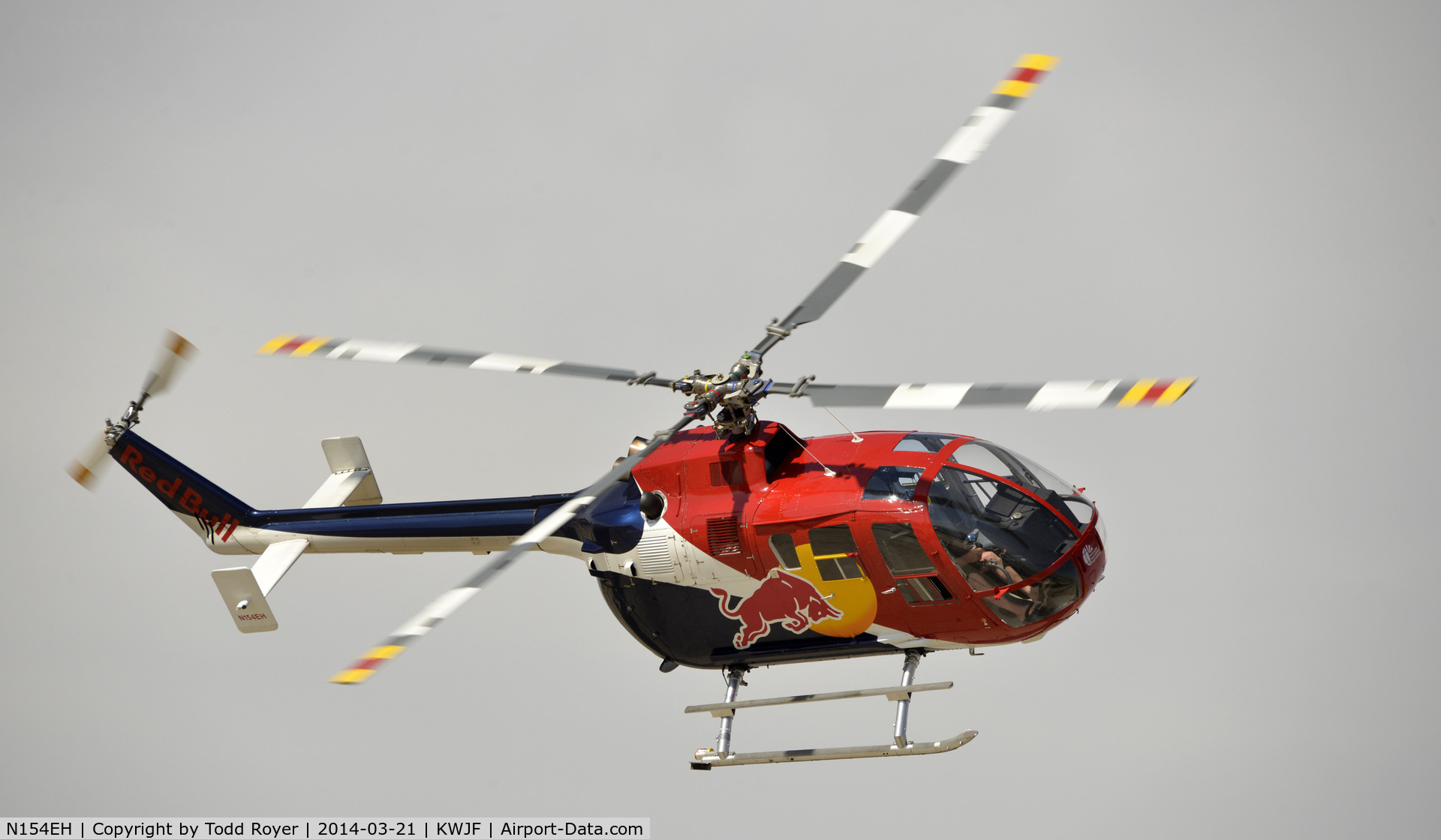 N154EH, 1985 MBB Bo-105CBS-4 C/N S-704, Landing at Fox Field Lancaster California