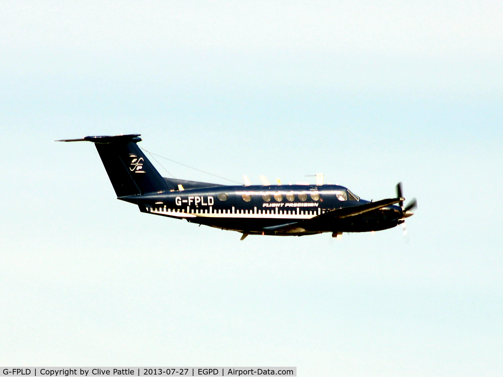 G-FPLD, 1992 Beech B200 Super King Air King Air C/N BB-1433, Aberdeen Go-Around