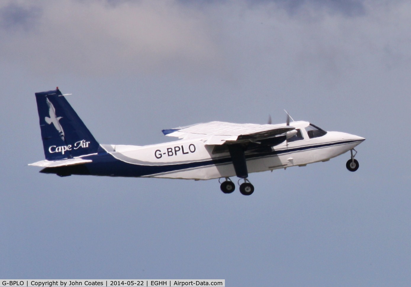 G-BPLO, 1989 Pilatus Britten-Norman BN-2B-20 Islander C/N 2207, Departing...to be N540BN