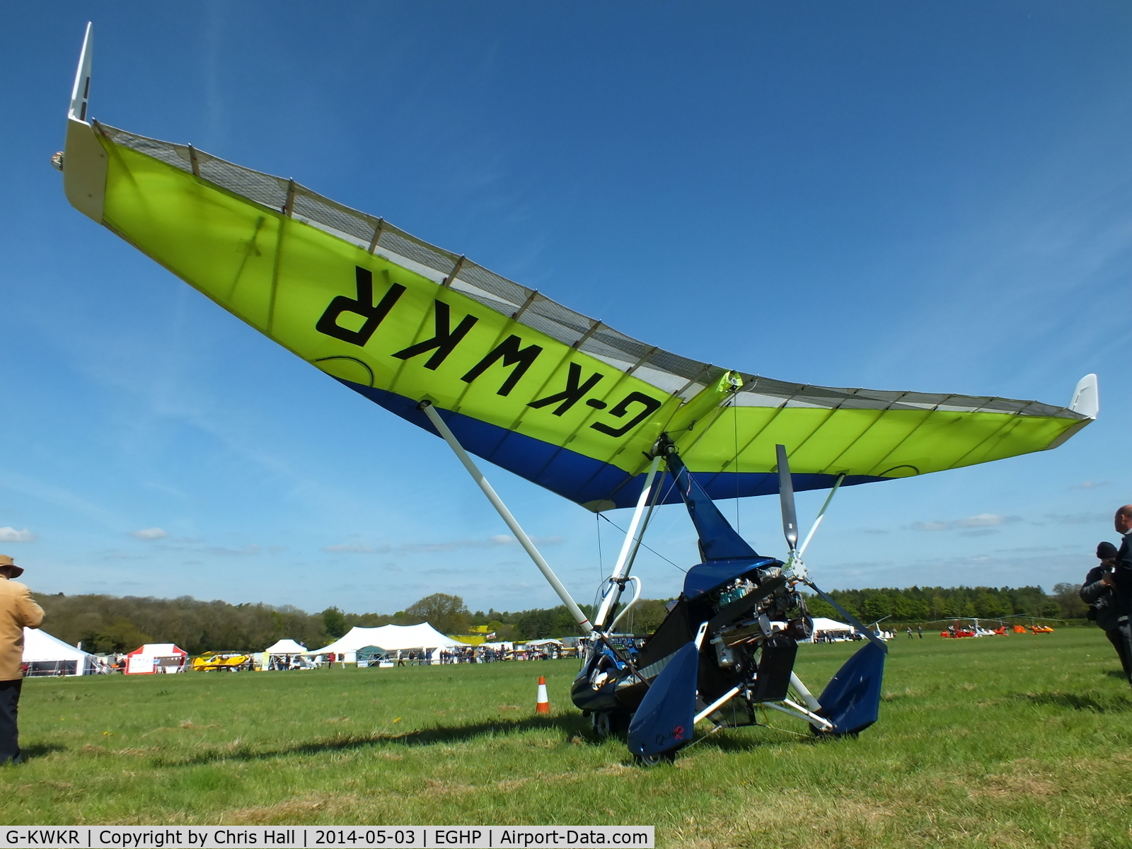 G-KWKR, 2008 P&M Aviation QuikR C/N 8412, at the 2014 Microlight Trade Fair, Popham