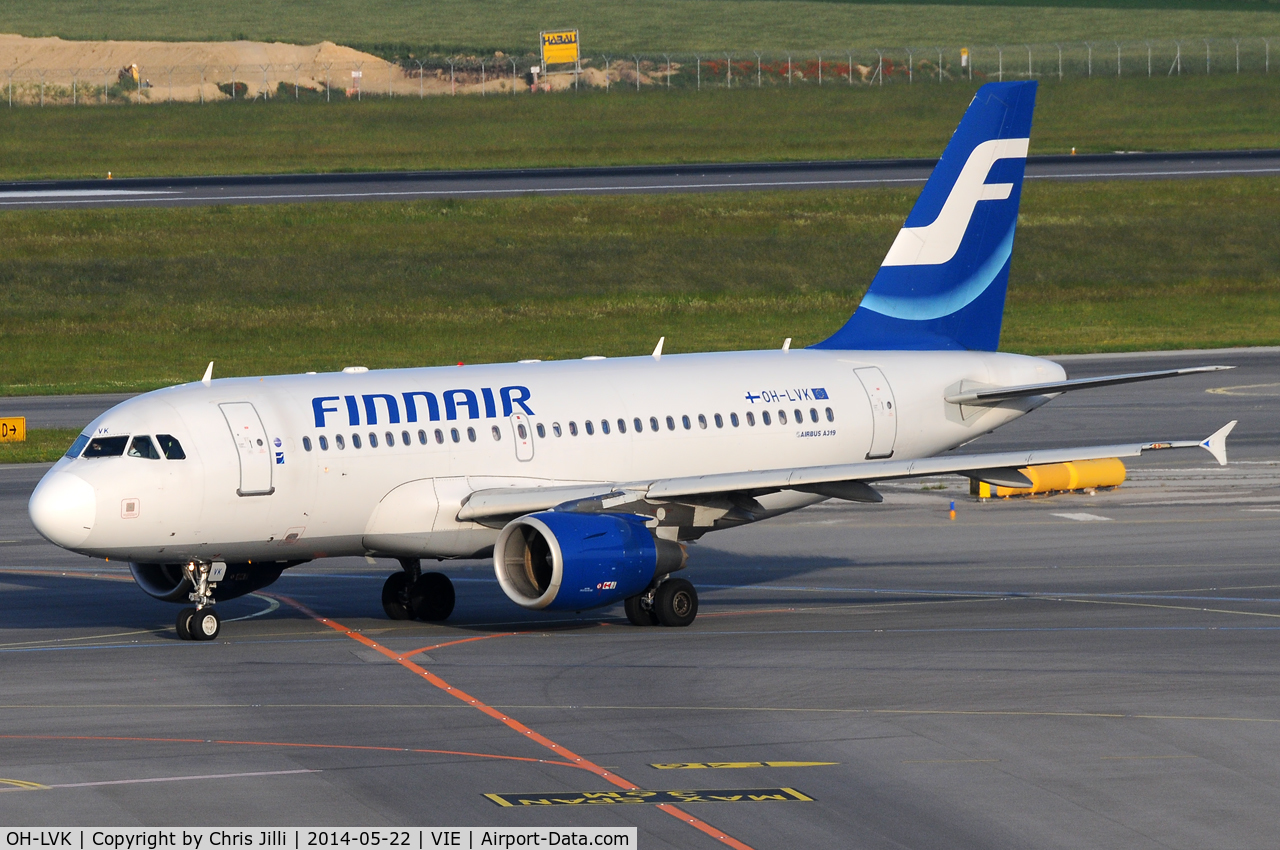 OH-LVK, 2004 Airbus A319-112 C/N 2124, Finnair