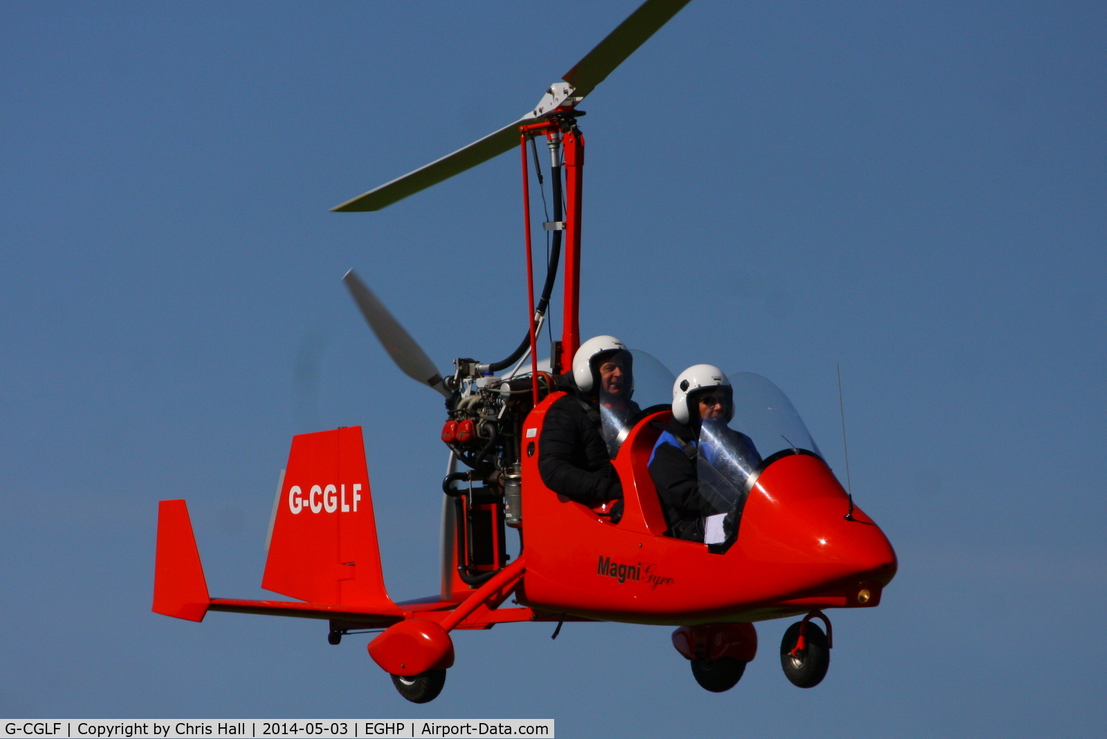 G-CGLF, 2009 Magni Gyro M-16C Tandem Trainer C/N 16-09-5614, at the 2014 Microlight Trade Fair, Popham