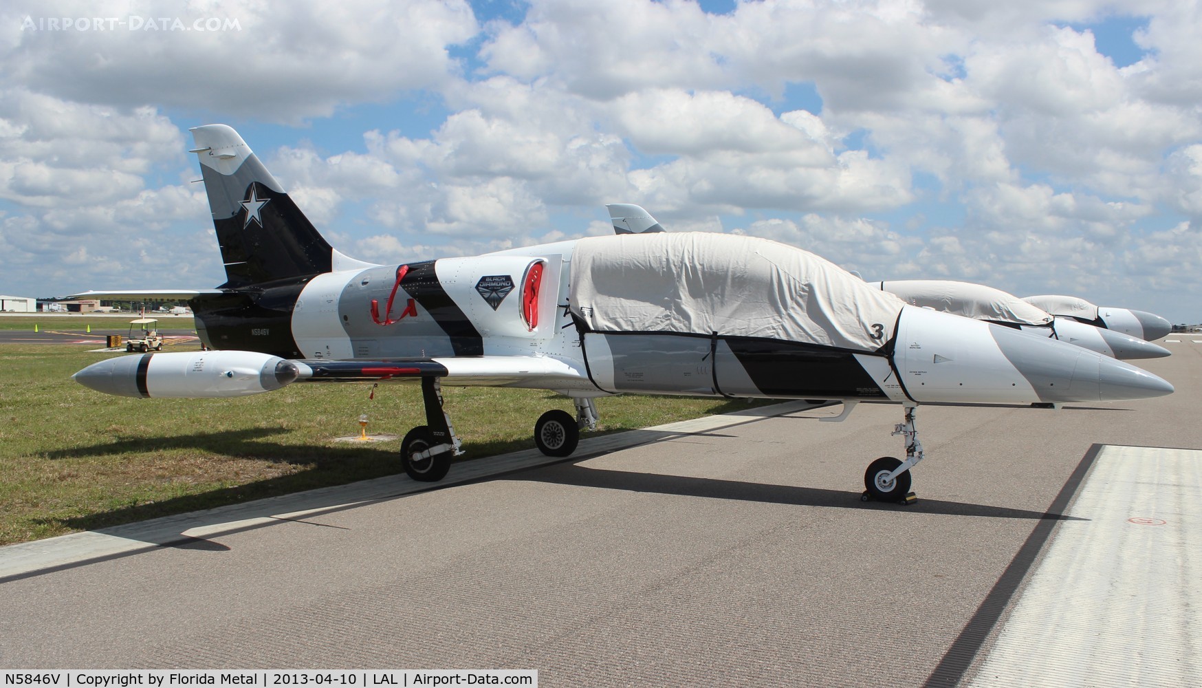 N5846V, 1984 Aero L-39C Albatros C/N 432826, Black Diamond Jet Team L-39C