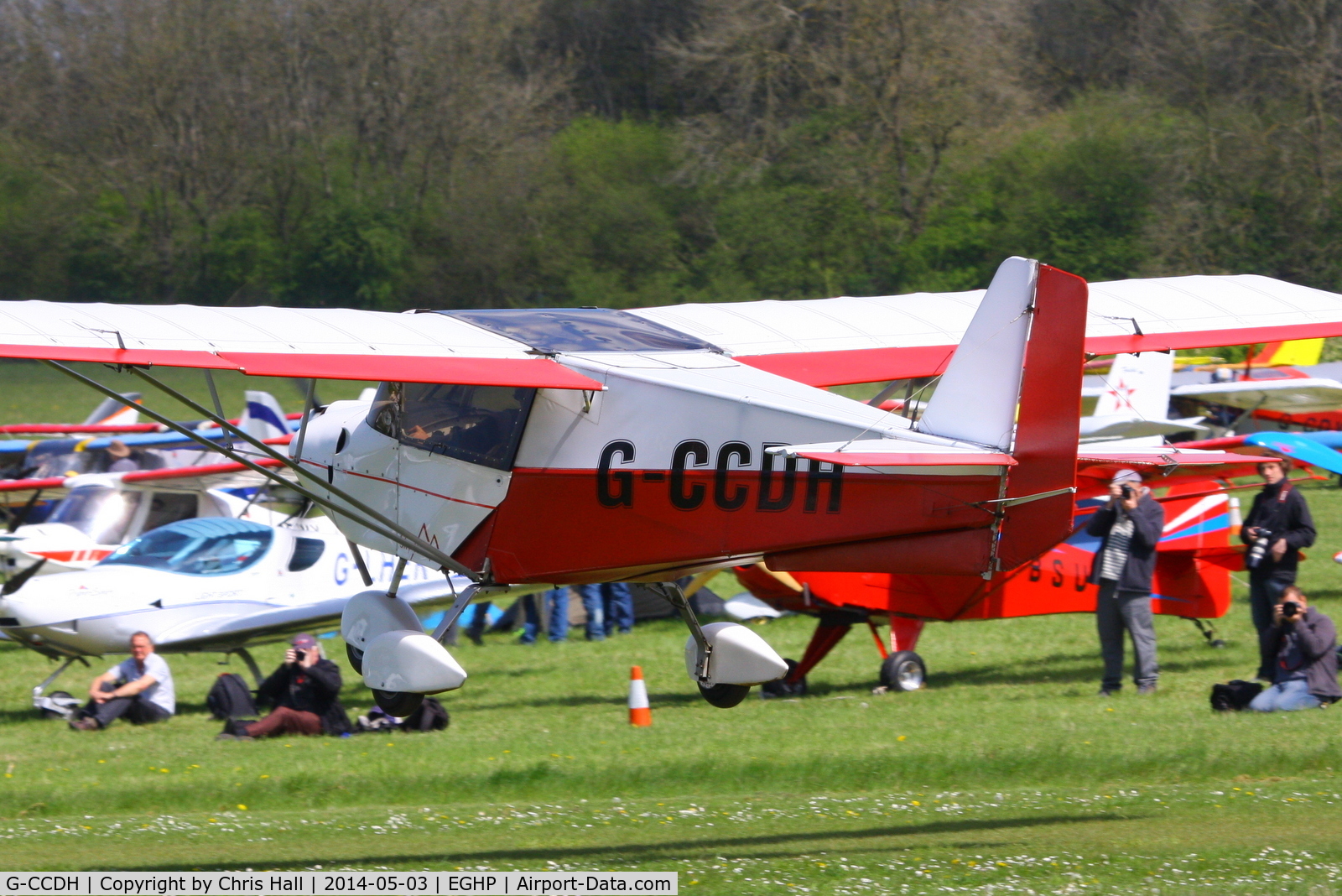 G-CCDH, 2003 Hepworth Skyranger 912(2) C/N BMAA/HB/233, at the 2014 Microlight Trade Fair, Popham