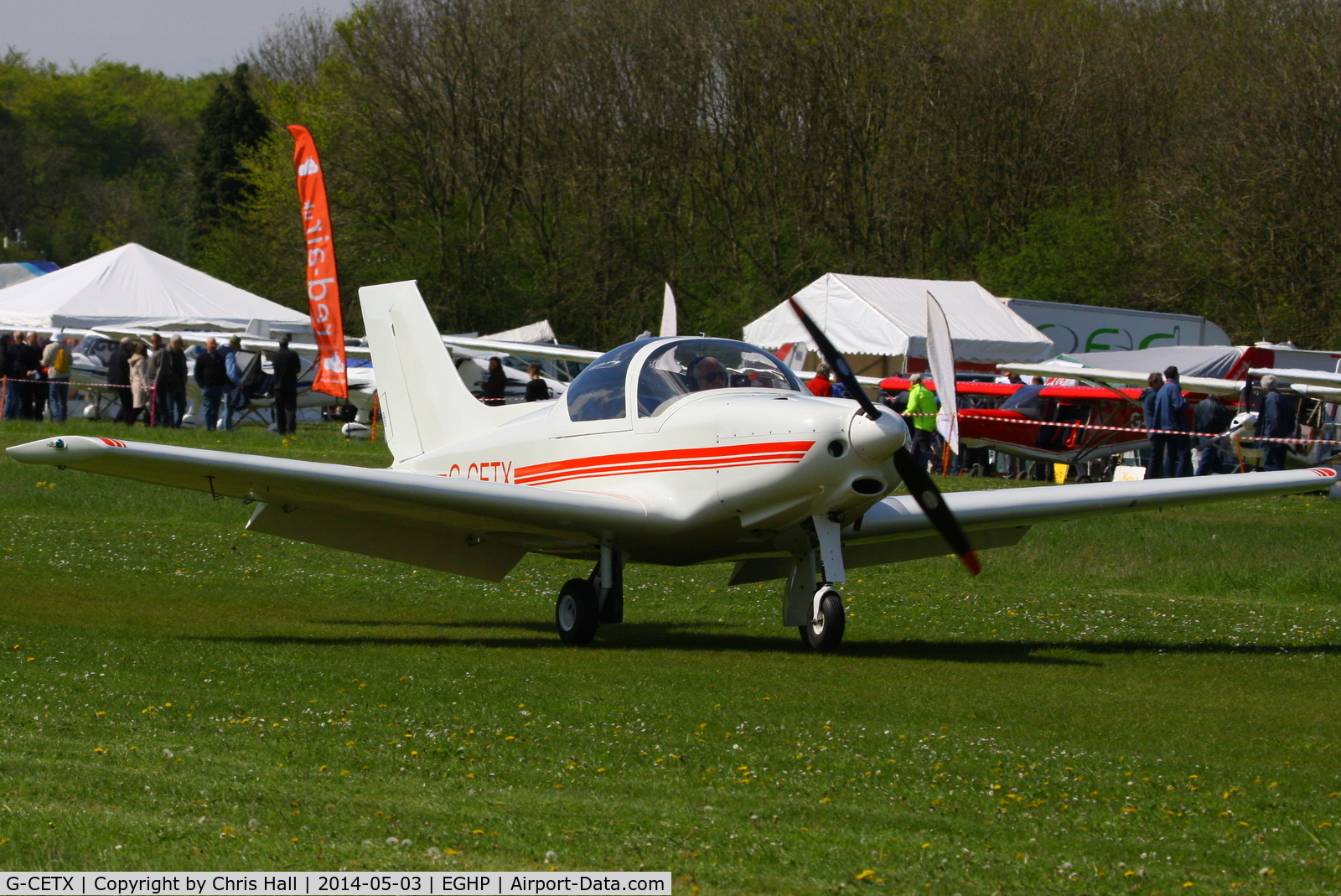 G-CETX, 2007 Alpi Aviation Pioneer 300 C/N PFA 330-14573, at the 2014 Microlight Trade Fair, Popham