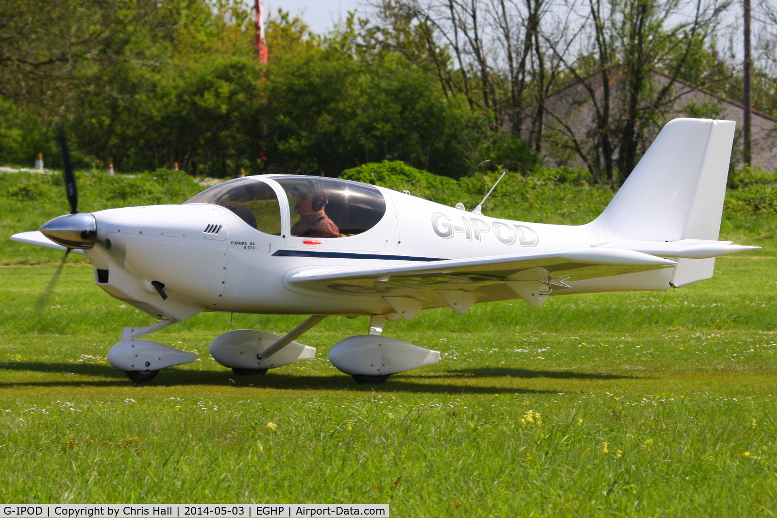 G-IPOD, 2007 Europa XS Tri-Gear C/N PFA 247-14007, at the 2014 Microlight Trade Fair, Popham