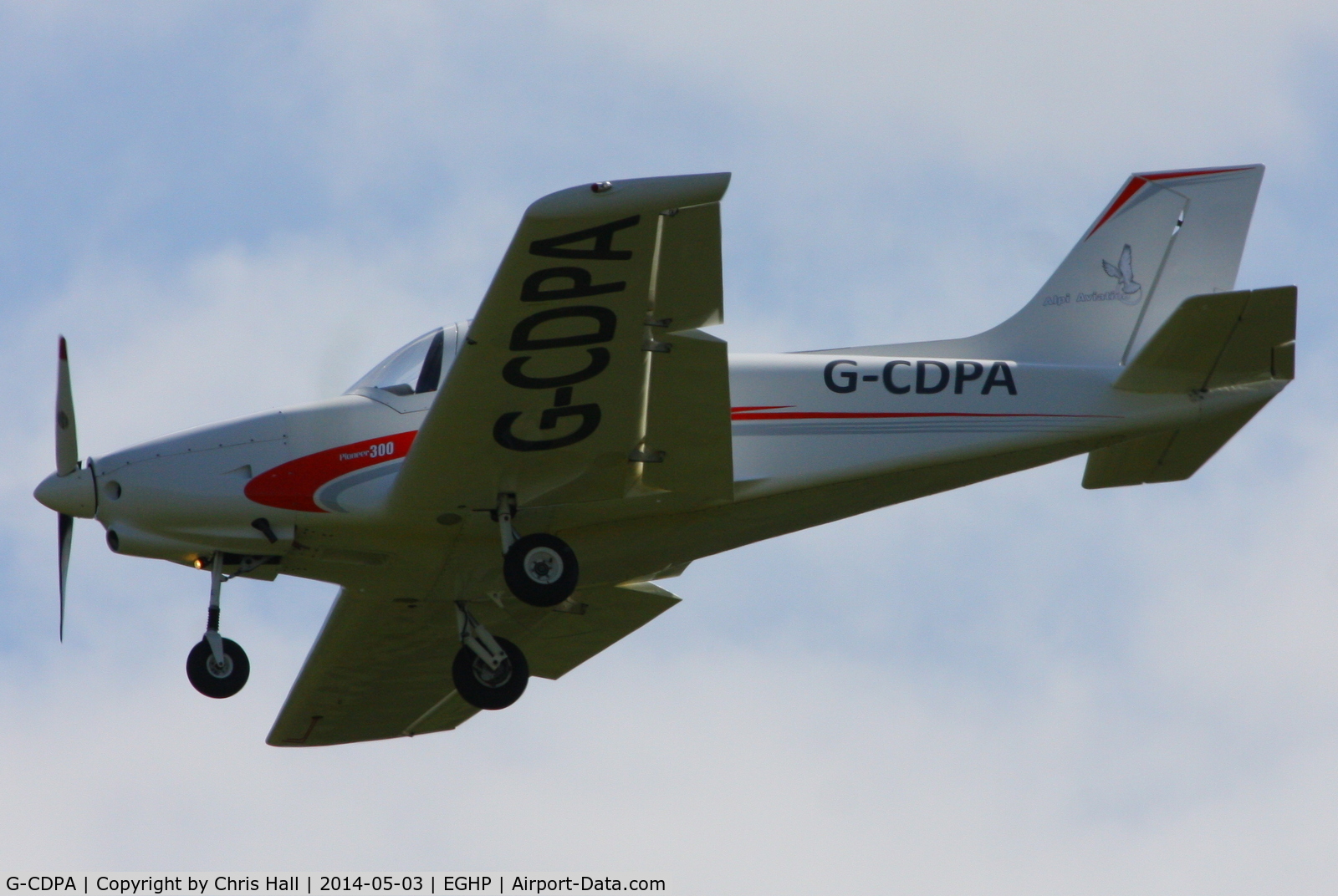G-CDPA, 2005 Alpi Aviation Pioneer 300 C/N PFA 330-14415, at the 2014 Microlight Trade Fair, Popham