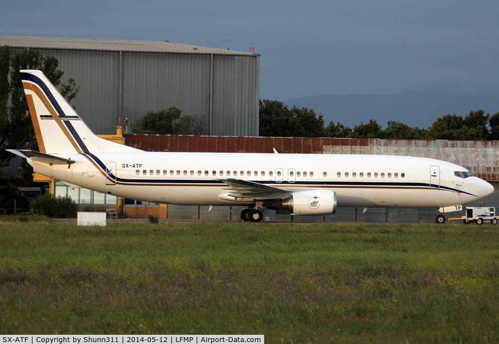SX-ATF, 1992 Boeing 737-406 C/N 25423, Parked for maintenance...