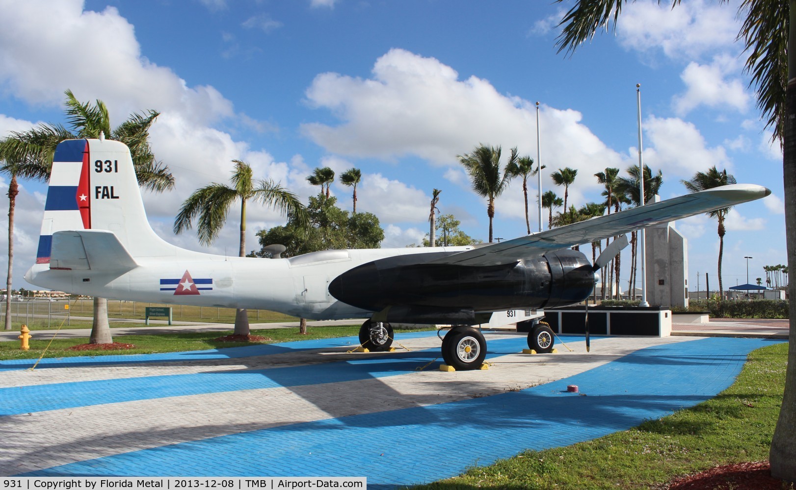 931, 1944 Douglas A-26B Invader C/N 28719, A-26C Invader used by Cuban Americans in the Bay of Pigs Invasion