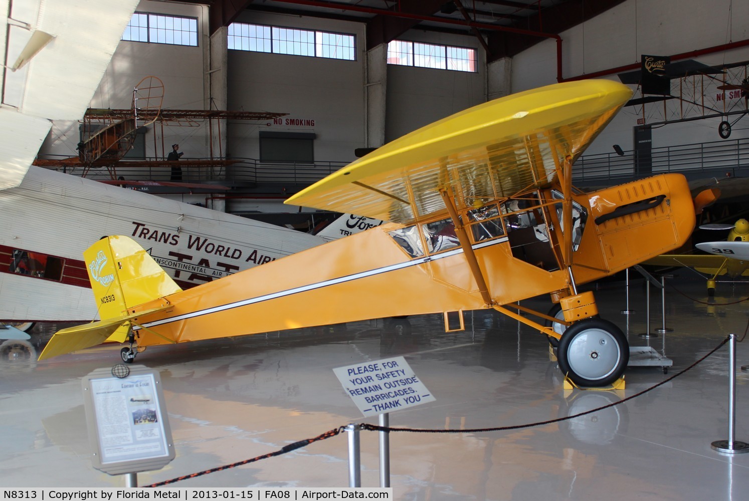 N8313, 1929 Curtiss-Wright Robin C/N 193, Curtiss Wright Robin at Fantasy of Flight