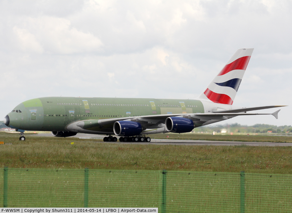 F-WWSM, 2014 Airbus A380-841 C/N 163, C/n 0163 - For British Airways