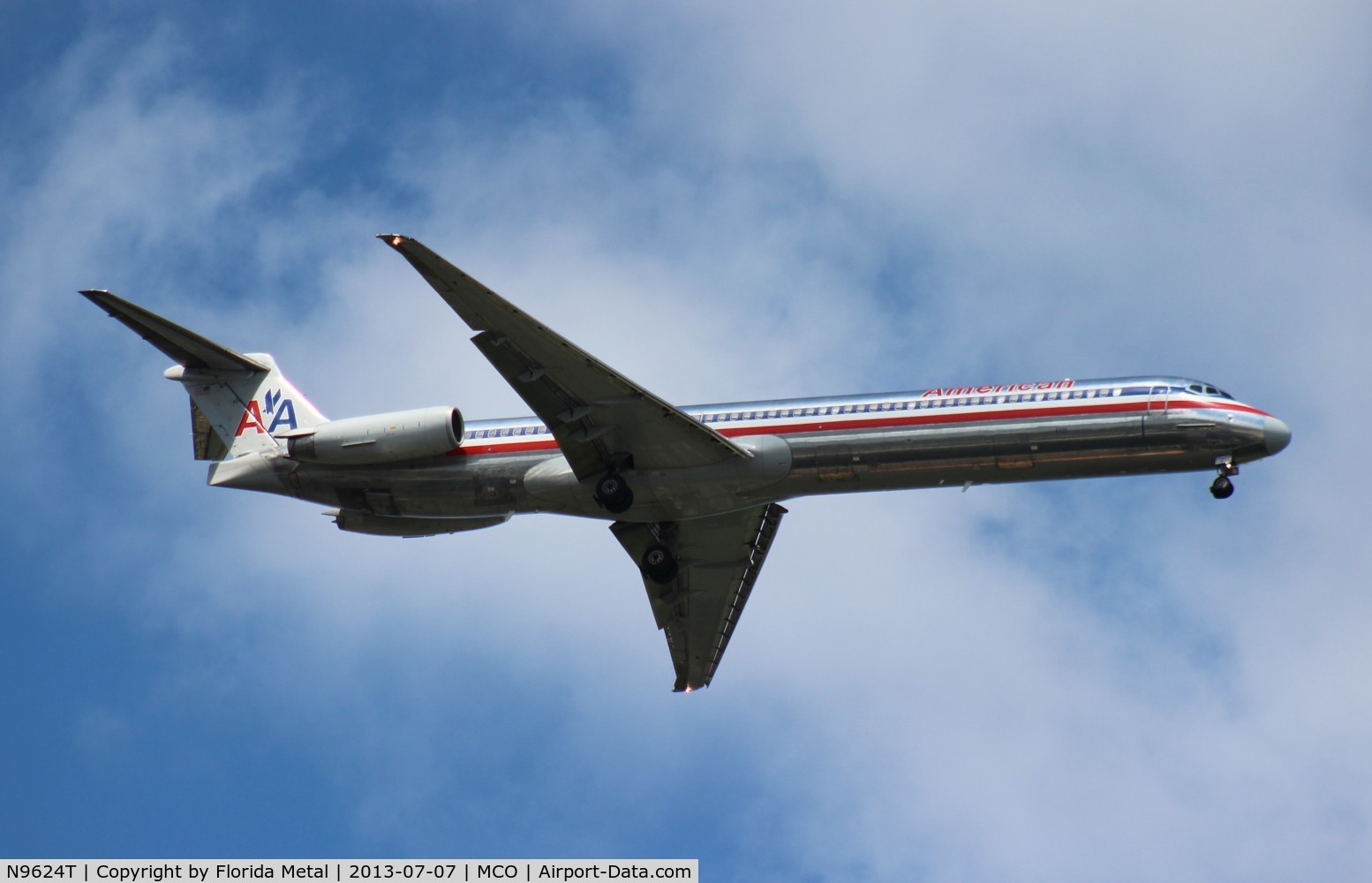 N9624T, 1998 McDonnell Douglas MD-83 (DC-9-83) C/N 53594, American MD-83