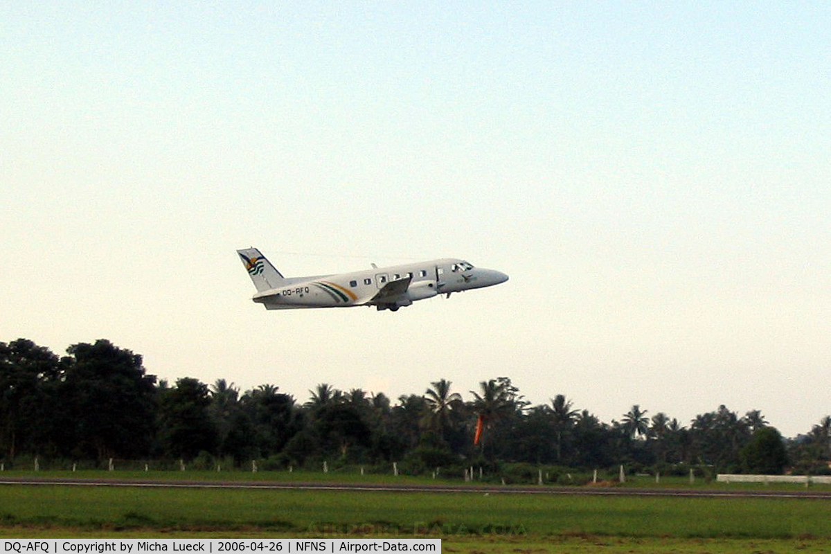 DQ-AFQ, 1992 Embraer EMB-110P1 Bandeirante C/N 110328, At Savu Savu