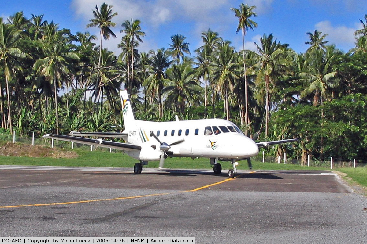 DQ-AFQ, 1992 Embraer EMB-110P1 Bandeirante C/N 110328, At Taveuni