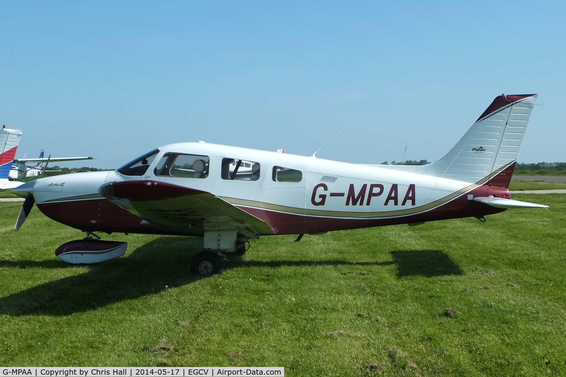 G-MPAA, 2002 Piper PA-28-181 Cherokee Archer III C/N 2843539, Shropshire Aero Club Ltd