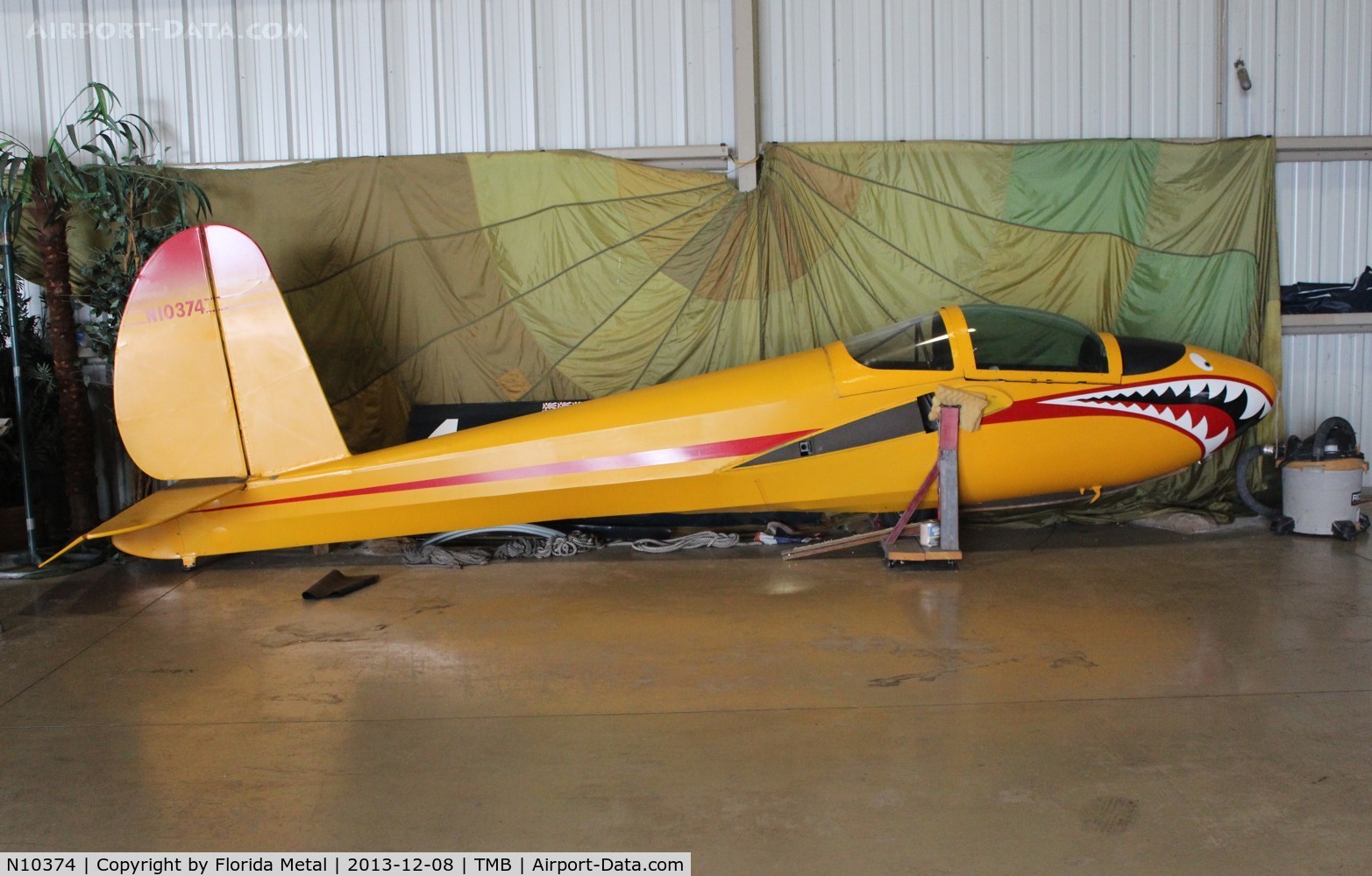 N10374, 1961 Schweizer SGS 1-26C C/N 87, Schweizer glider at the Wings Over Miami Museum