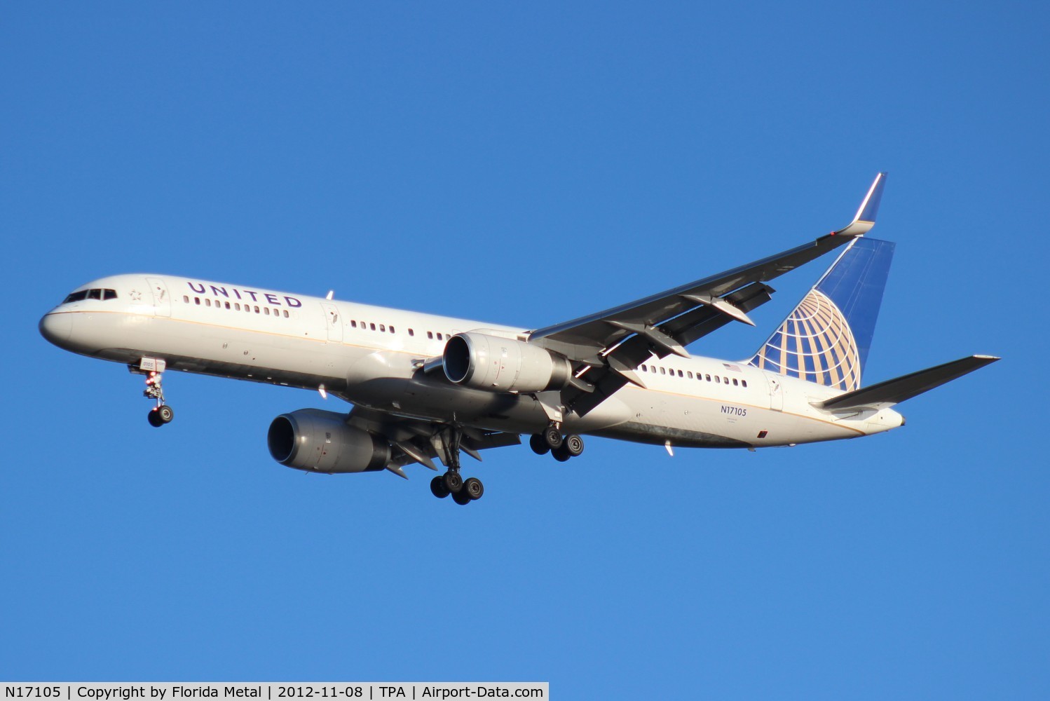 N17105, 1994 Boeing 757-224 C/N 27295, United 757-200