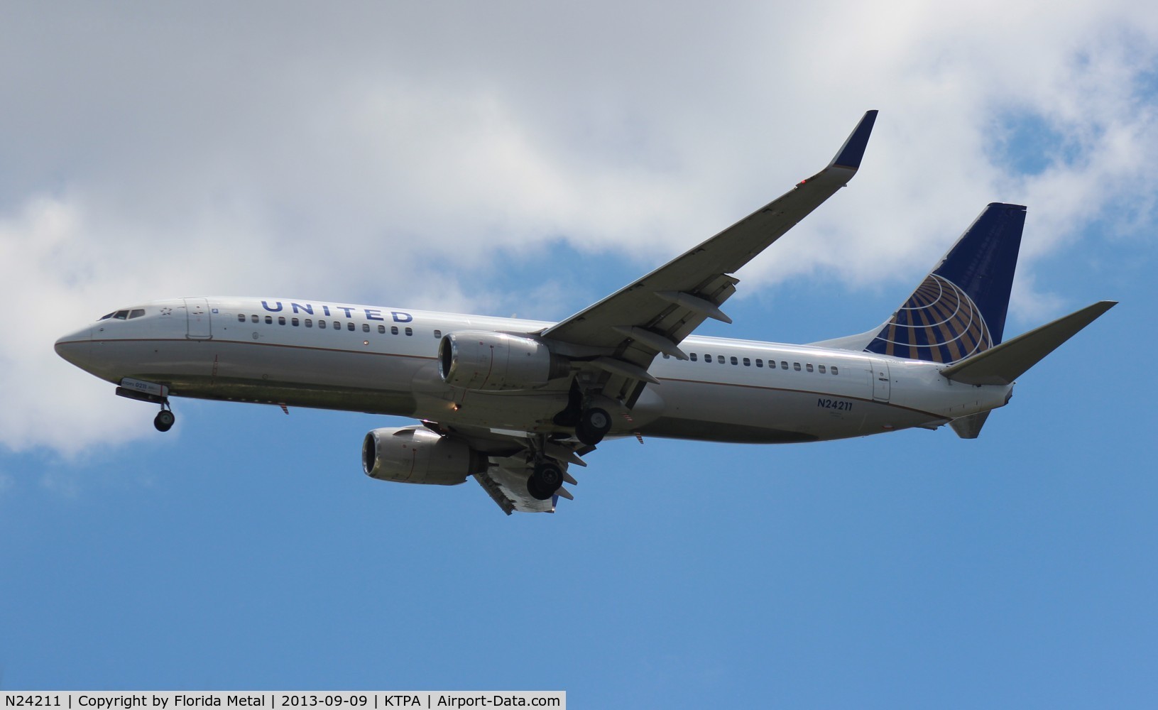 N24211, 1998 Boeing 737-824 C/N 28771, United 737-800