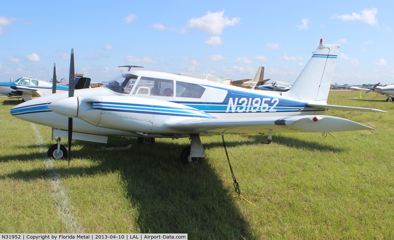 N31952, 1964 Piper PA-30 Twin Comanche C/N 30-193, PA-30 at Sun N Fun