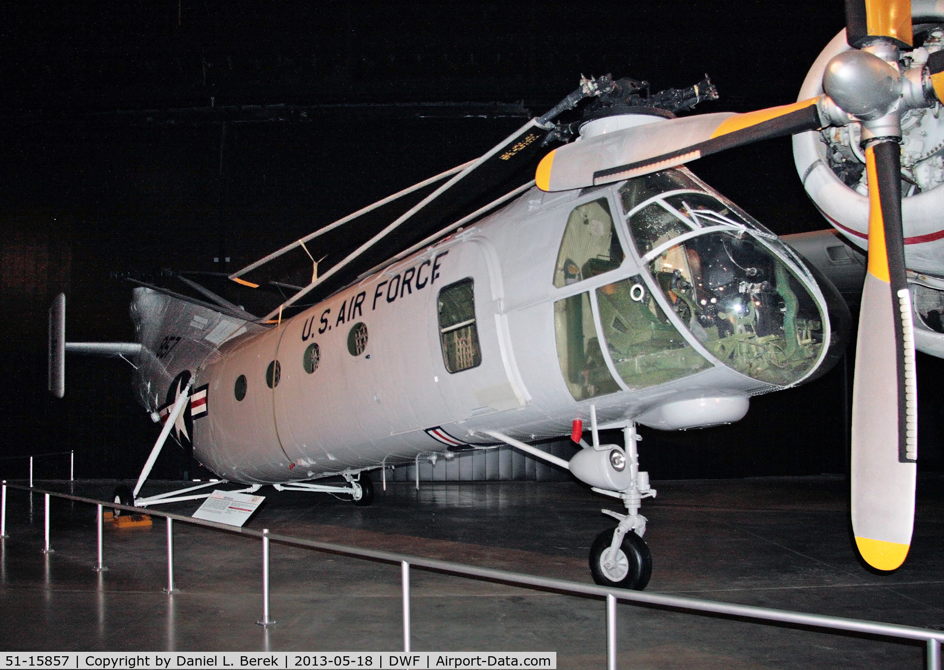 51-15857, 1951 Piasecki H-21B Workhorse C/N B.4, In combat, this helicopter earned her nickname of 