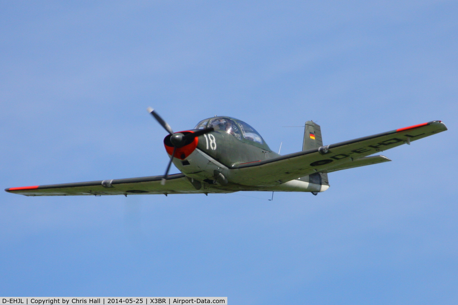 D-EHJL, Focke-Wulf FWP-149D C/N 45, visitor at the Cold War Jets Open Day 2014