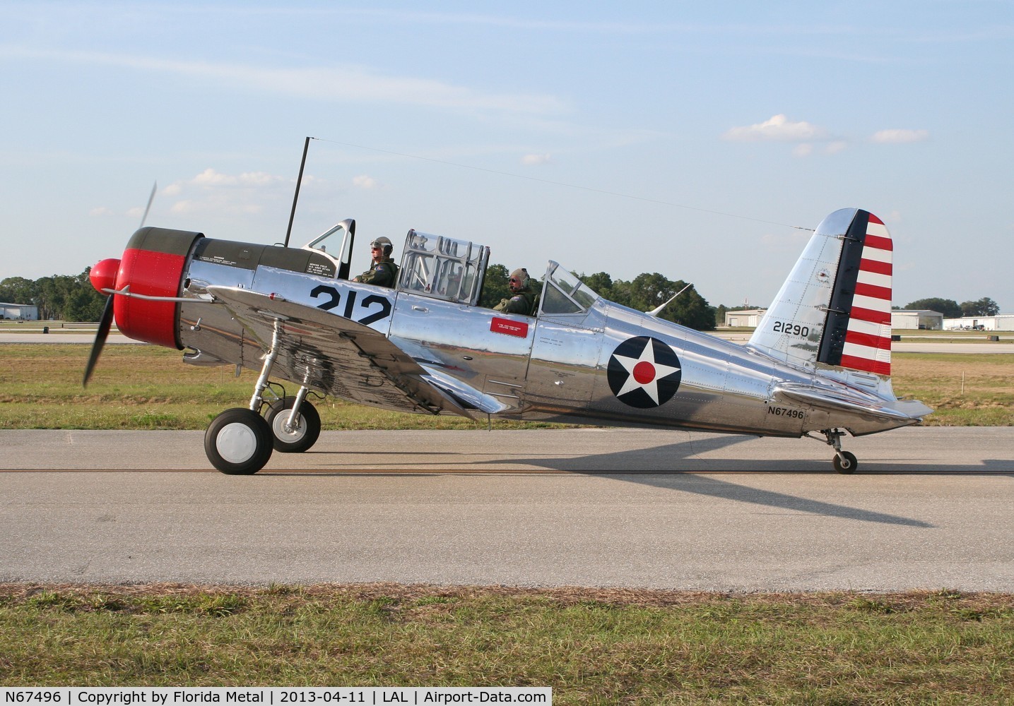 N67496, 1942 Consolidated Vultee BT-13A C/N 8042, BT-13A at Sun N Fun