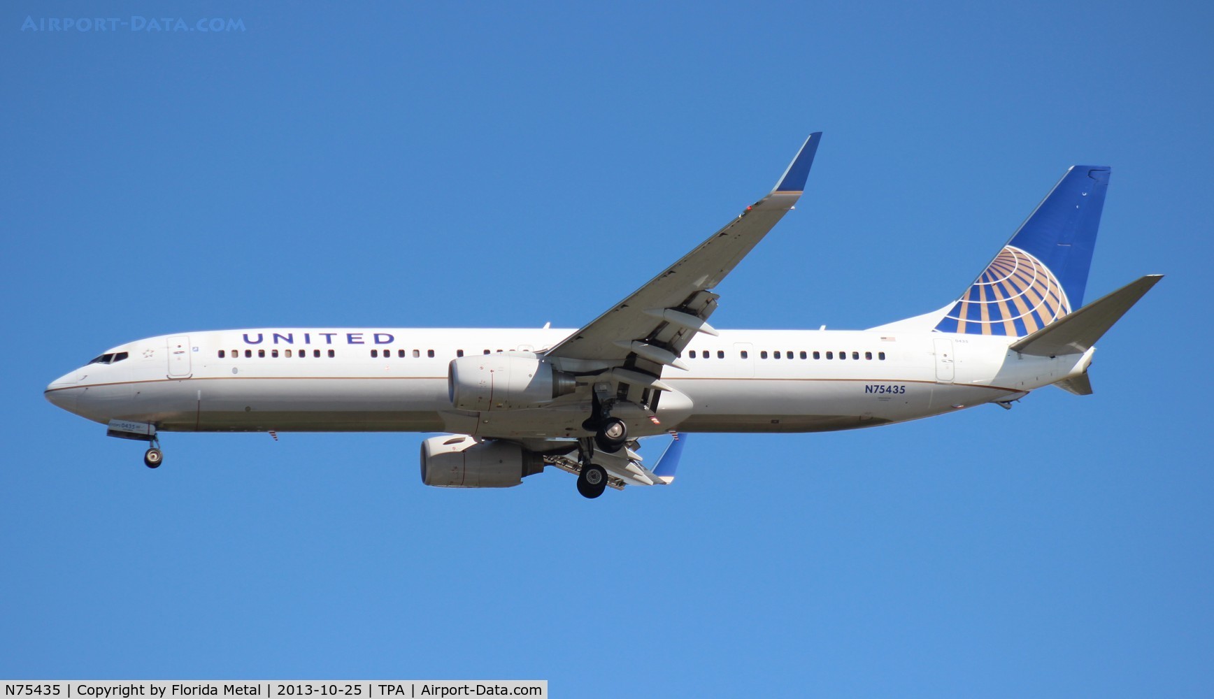 N75435, 2009 Boeing 737-924/ER C/N 33529, United 737-900