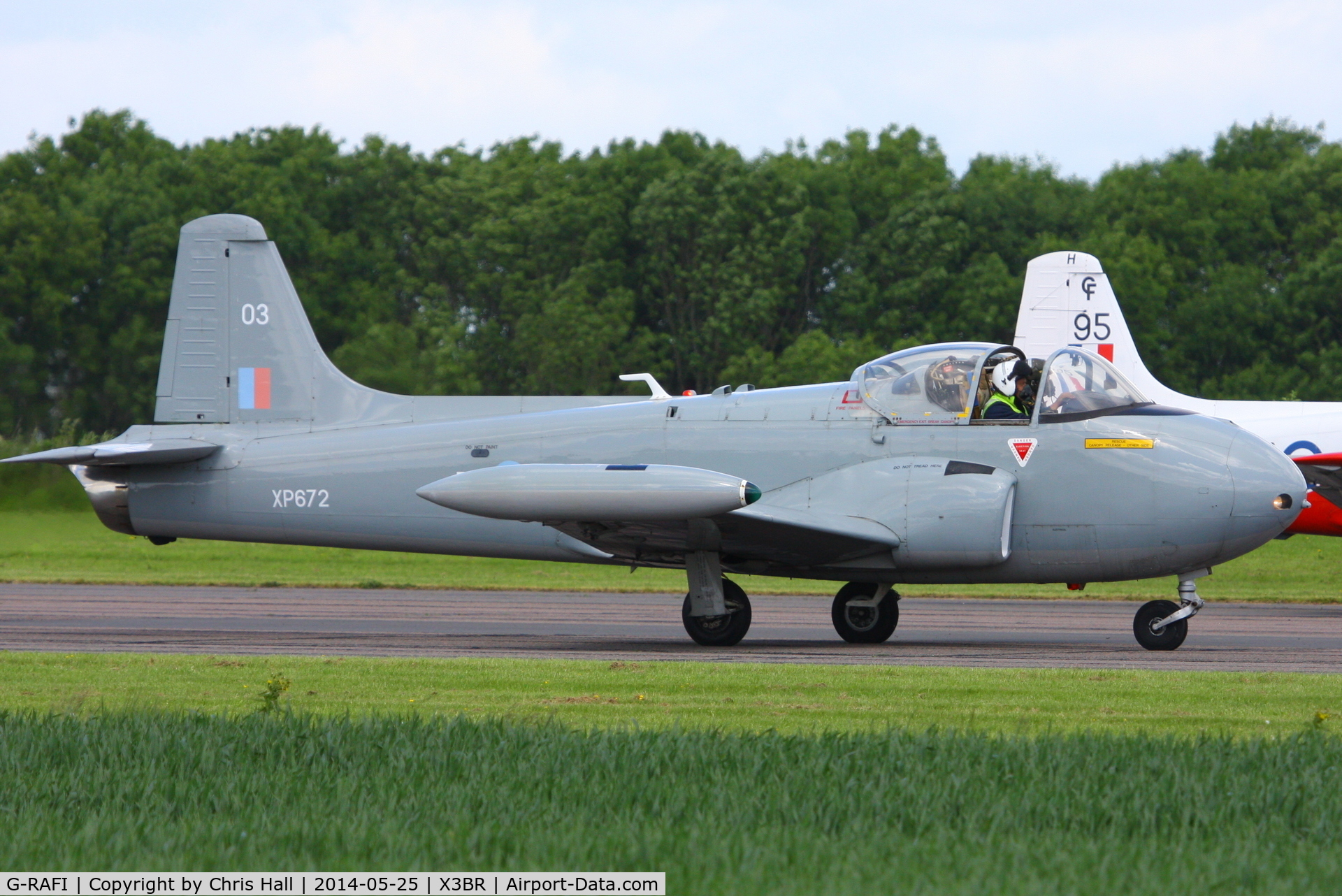 G-RAFI, 1962 BAC 84 Jet Provost T.4 C/N PAC/W/17641, at the Cold War Jets Open Day 2014