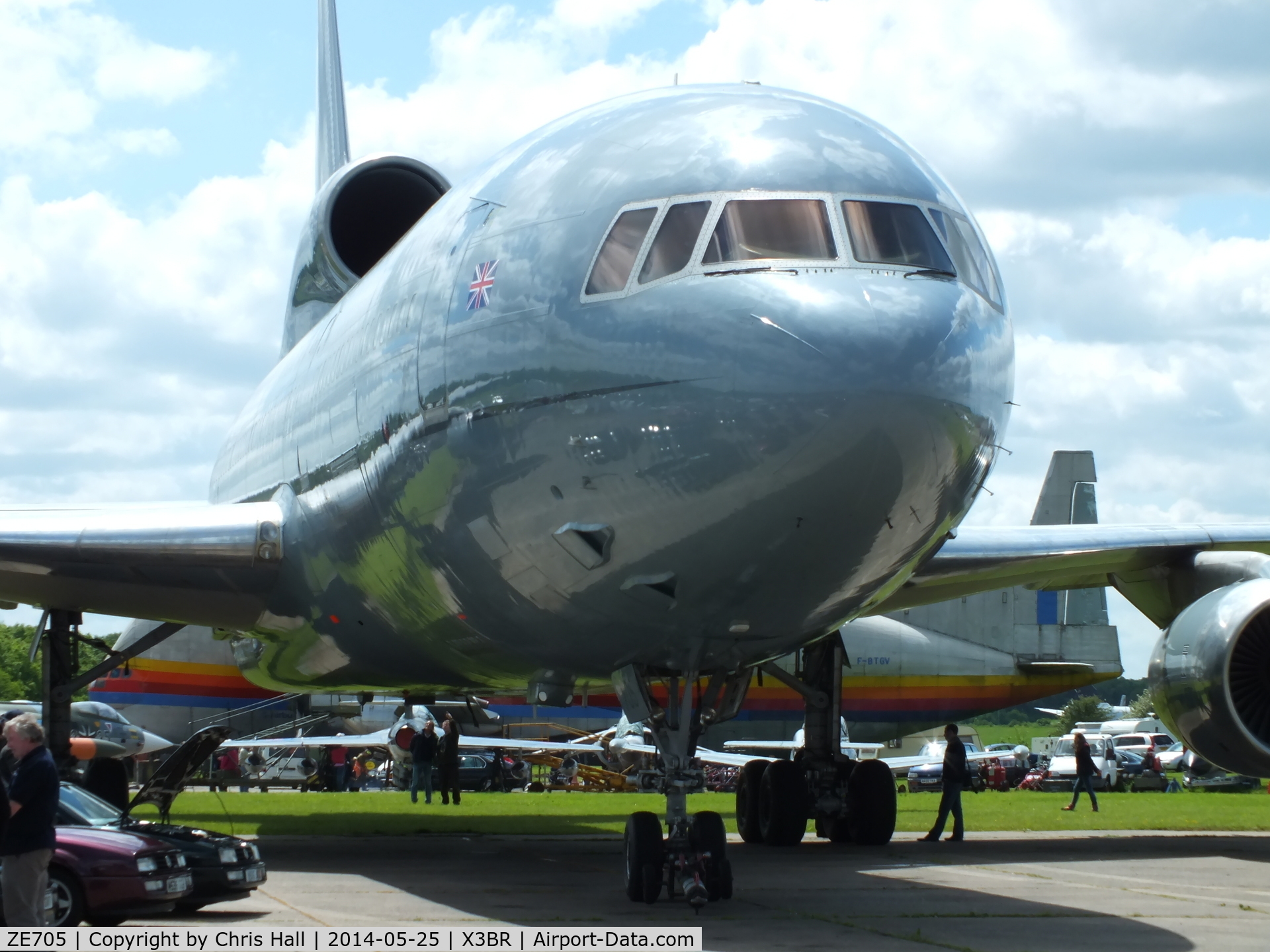 ZE705, Lockheed L-1011-385-3 TriStar C2 (500) C/N 193Y-1188, stored at Bruntingthorpe