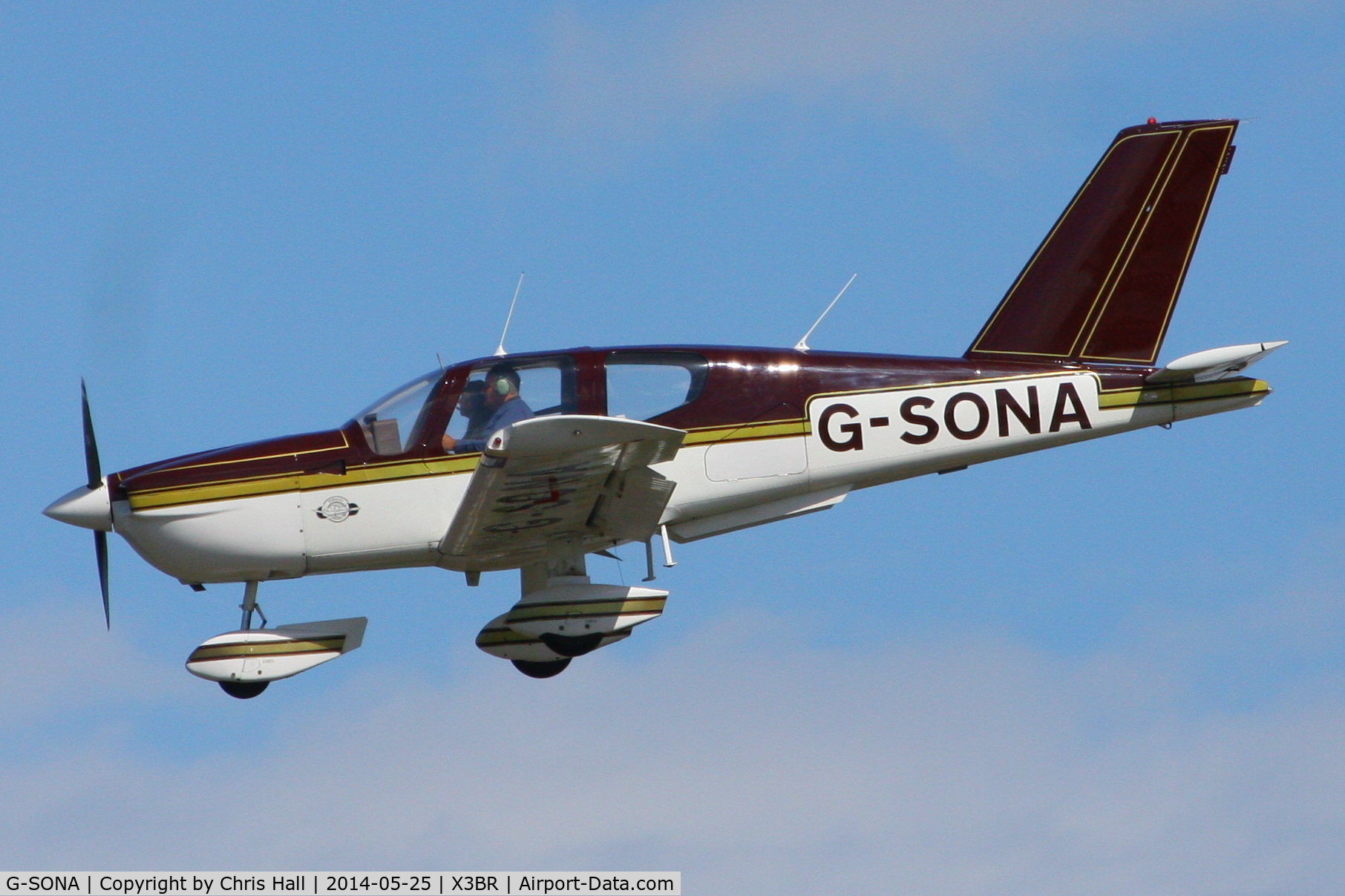 G-SONA, 1980 Socata TB-10 Tobago C/N 151, visitor at the Cold War Jets Open Day 2014