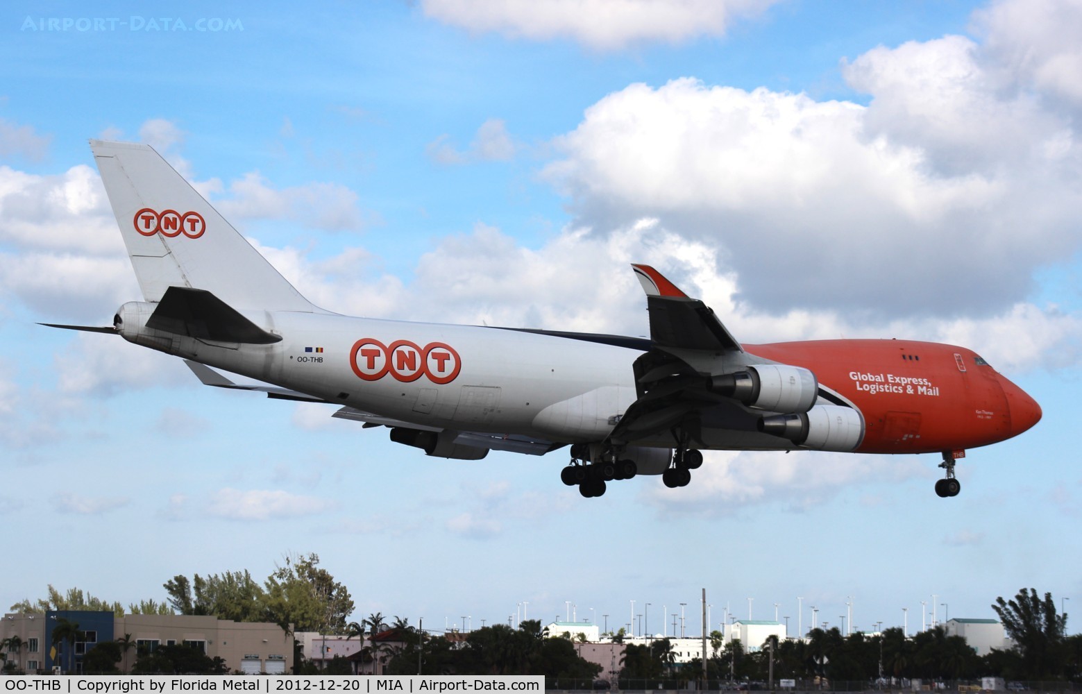 OO-THB, 2007 Boeing 747-4HAERF C/N 35234, TNT Belgium 747-400