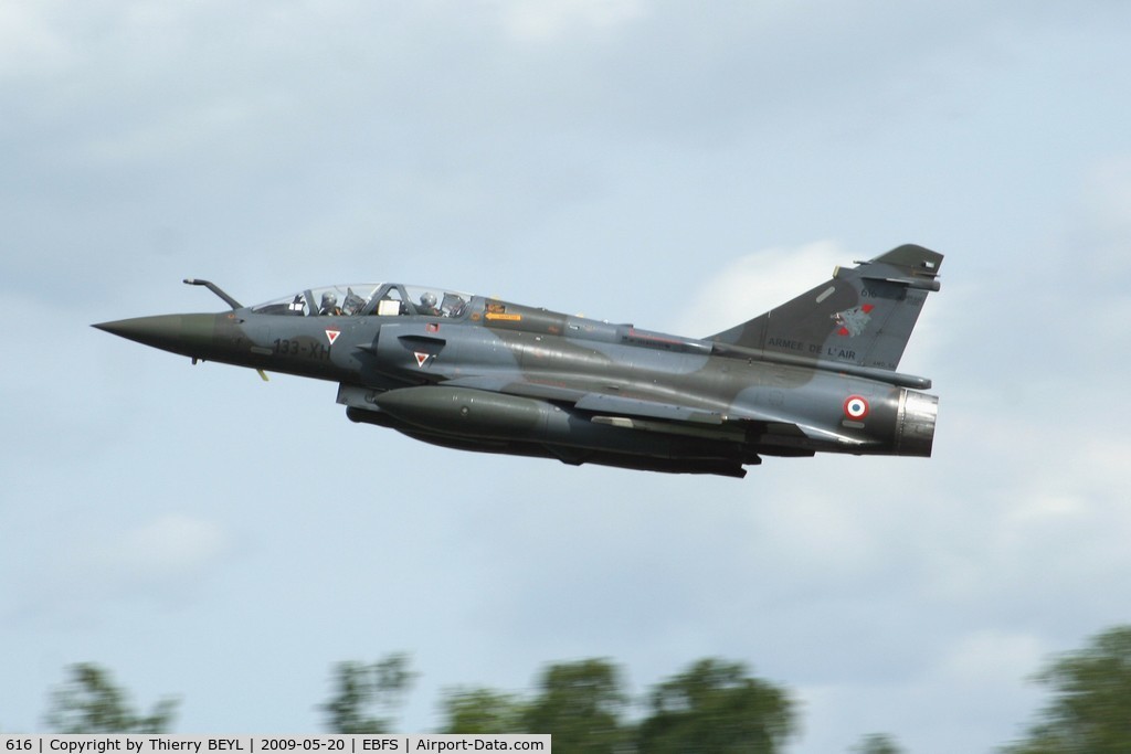 616, Dassault Mirage 2000D C/N 413, Last TLP at Florennes AB