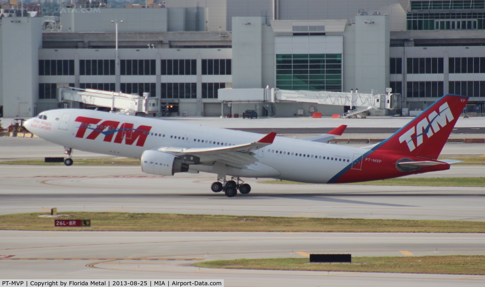 PT-MVP, 2008 Airbus A330-223 C/N 961, TAM A330-200 no longer wearing the soccer colors
