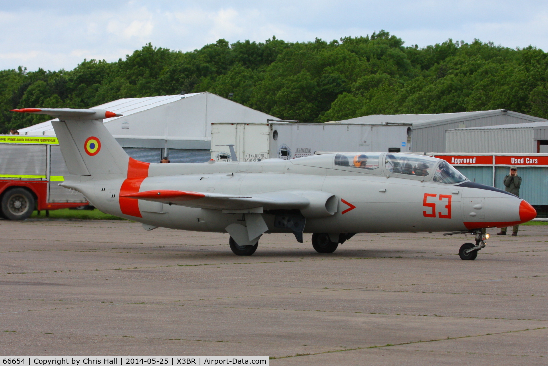 66654, Aero L-29 Delfin C/N 395189, at the Cold War Jets Open Day 2014